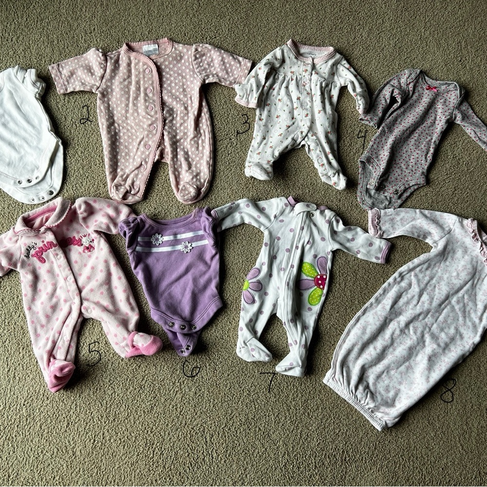 Preemie Bundle! 8 pieces, assorted styles